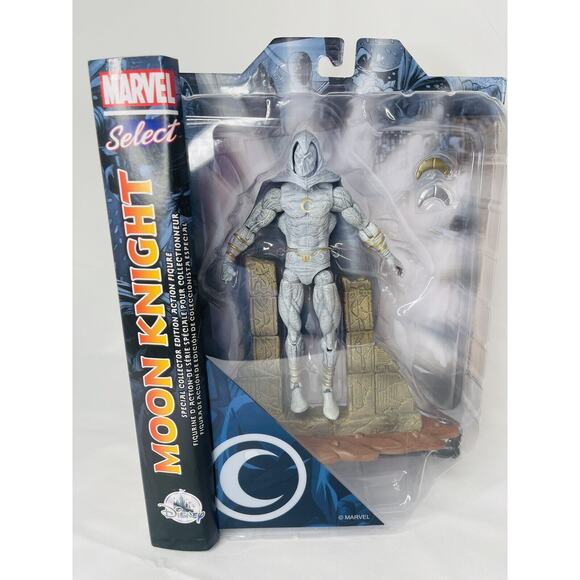 Moon Knight 7" Inch Action Figure Marvel Select by Diamond Toy - Picture 7 of 9